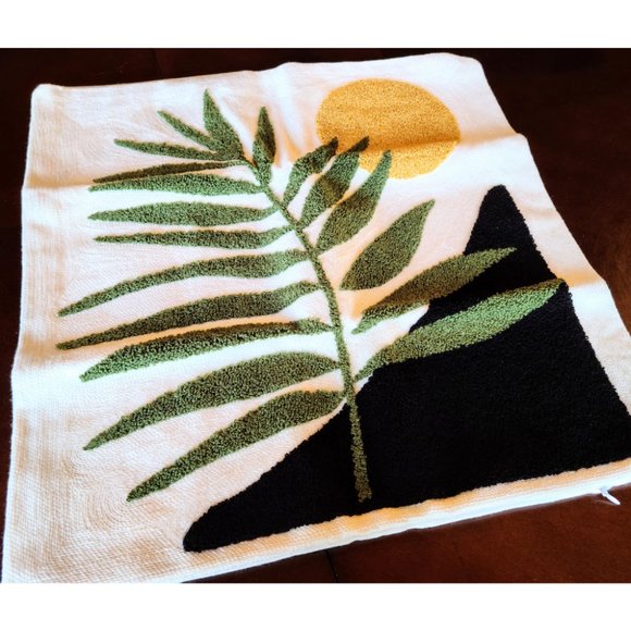 Modern Boho Decorative Throw Pillow Covers 2 Cases Abstract Mid Century Decor - Picture 1 of 12